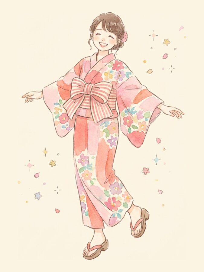 ワンスターの浴衣イメージ